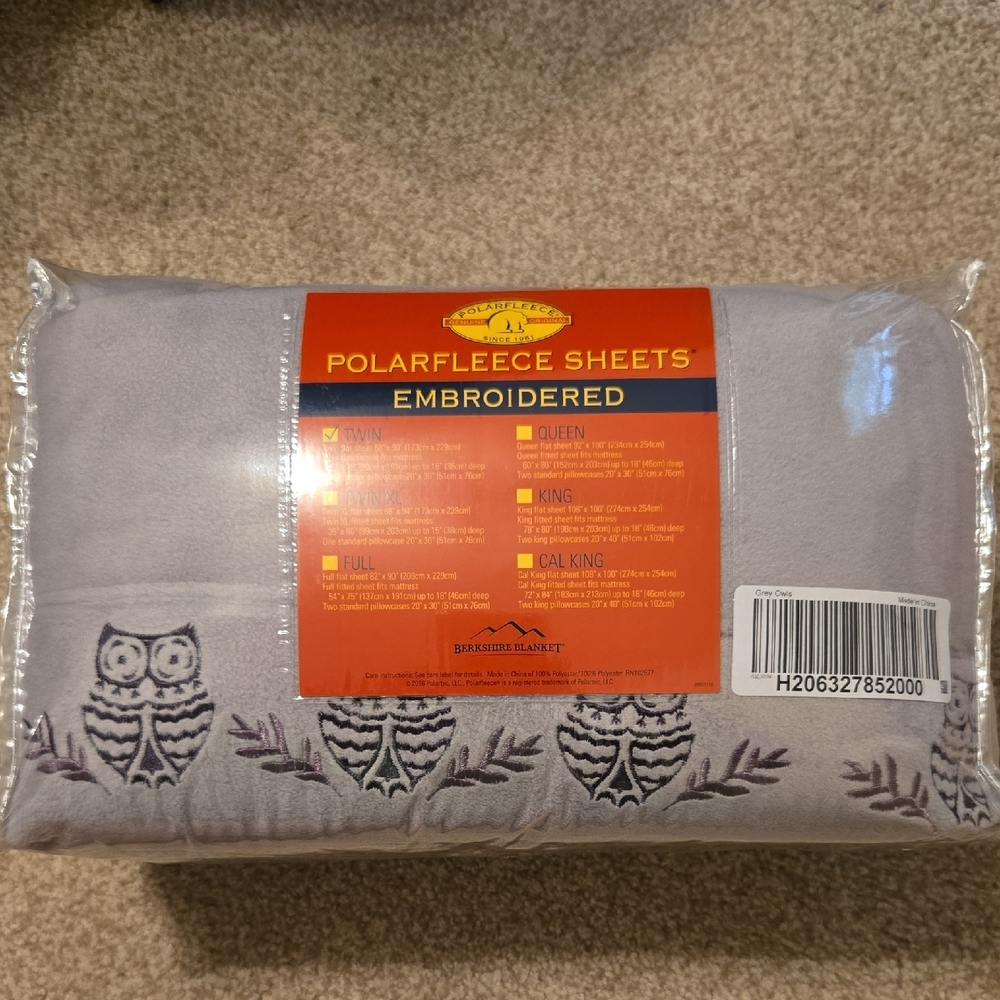 Gray Whimsical Owl Pattern Sheets